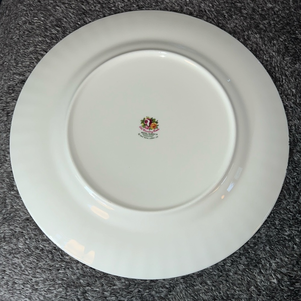 DINNER PLATE OLD COUNTRY ROSES 1962 ROYAL ALBERT BONE CHINA ENGLAND VINTAGE - Picture 5 of 10